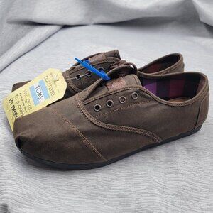 Toms - Men’s Brown Waxed Twill Cordones